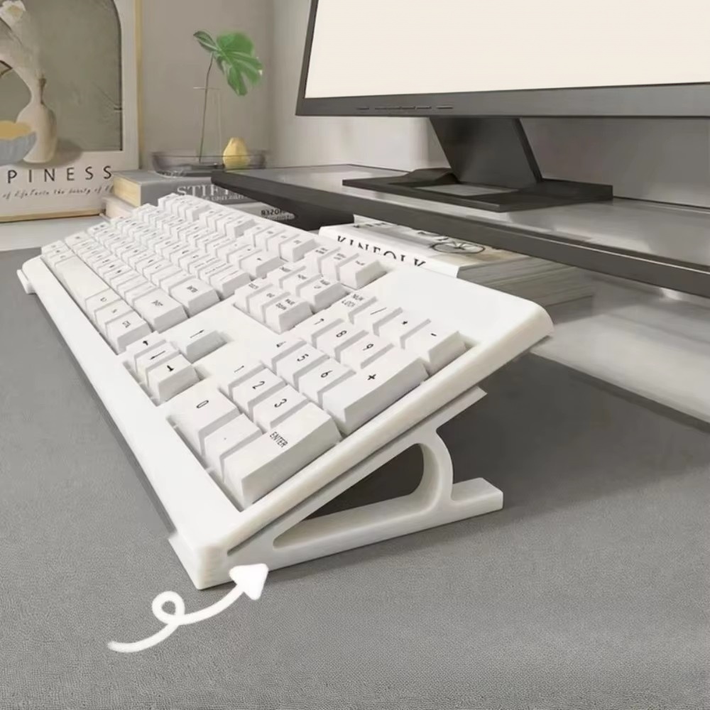 Gaming Keyboard Ergonomics - 2pc Ergonomic Keyboard Riser For Office