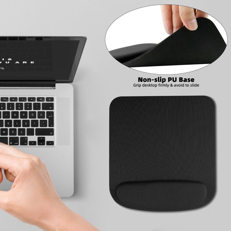 Gaming Keyboard Mouse - Ergonomic Mouse Pad with Gel Wrist