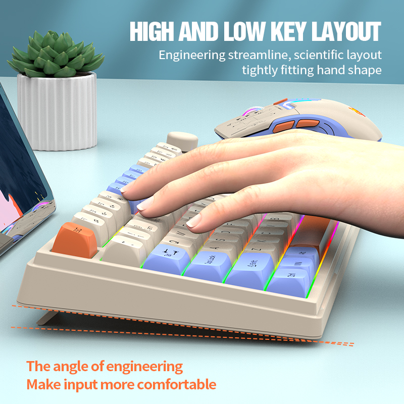 Dual-Mode 2.4G Bluetooth Wirel - огляд і ціна Gaming Keyboard Ergonomics