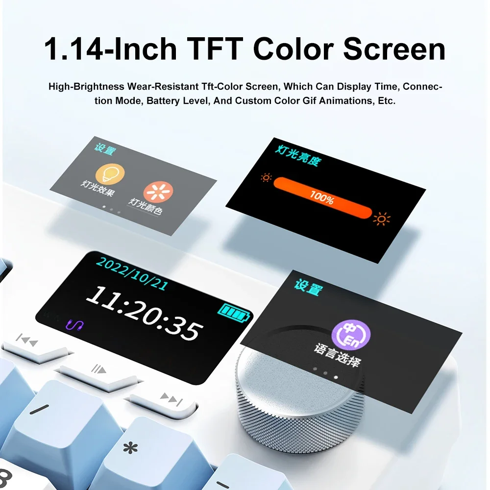 Ajazz AK35I V3/V4 MAX Tri-mode - огляд і ціна Keyboard Gaming Mac