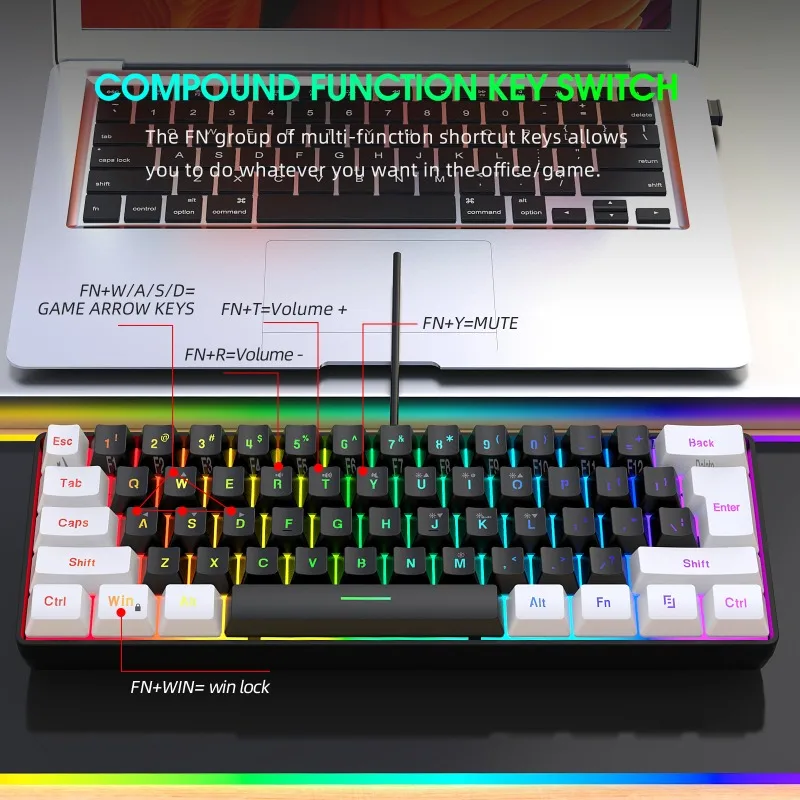 Keyboard and Mouse 60% Compute - огляд і ціна Gaming Keyboard Ergonomics