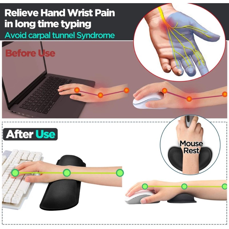 Ergonomic Keyboard Wrist Rest  - огляд і ціна Gaming Keyboard Ergonomics