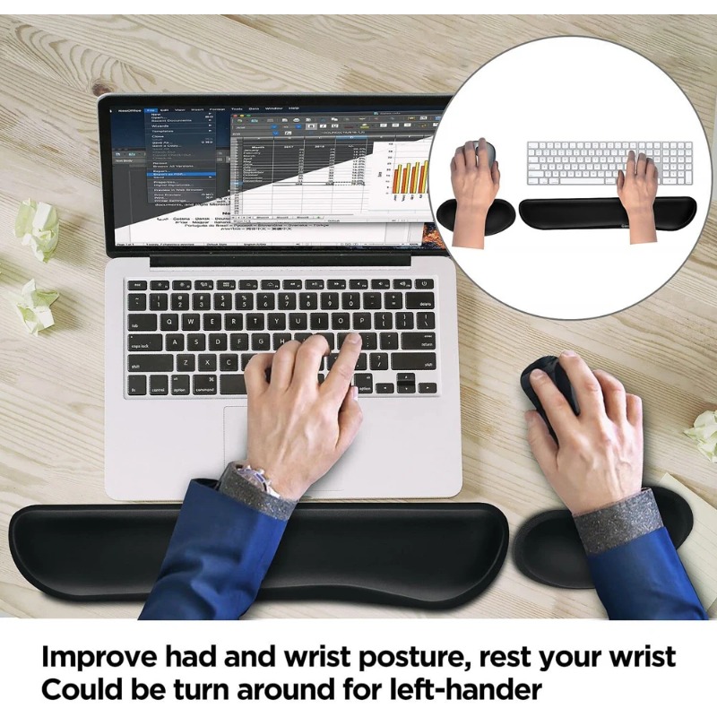Ergonomic Keyboard Wrist Rest  - огляд і ціна Gaming Keyboard Ergonomics