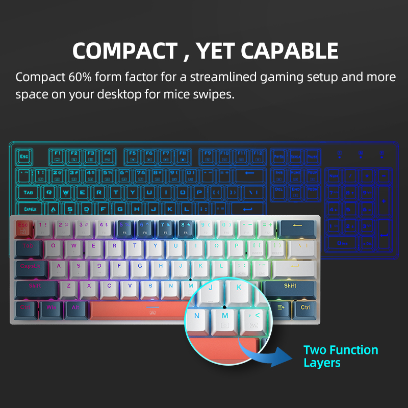 K500-B61 Machenike Mini Mechan - огляд і ціна Gaming Keyboard E Yooso
