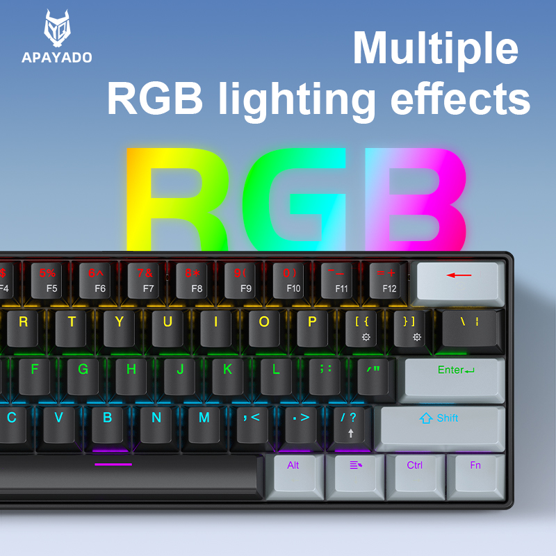 APAYADO K61 Mini Mechanical Ke - огляд і ціна Gaming Keyboard E Yooso