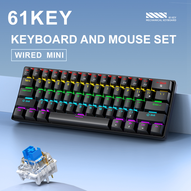 APAYADO K61 Mini Mechanical Ke - огляд і ціна Gaming Keyboard E Yooso