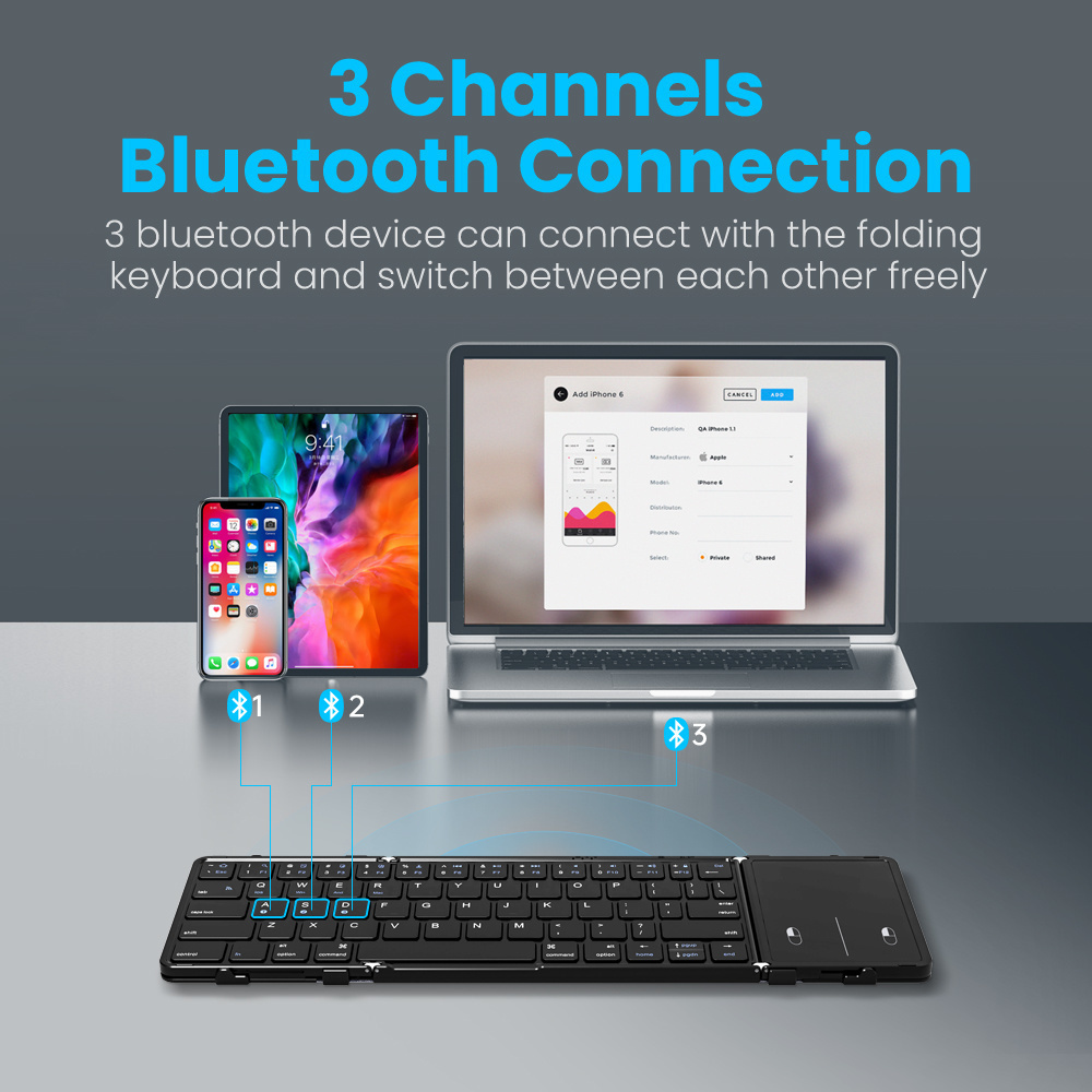 BOW Korea/Russia Wireless Fold - огляд і ціна Gaming Keyboard No Number Pad