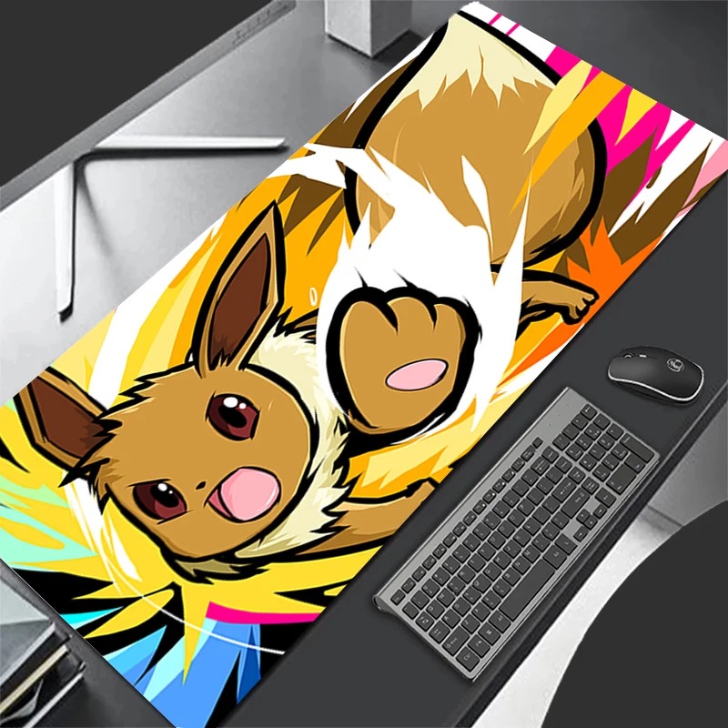 P-Pokemon Eevee Anime Gaming M - огляд і ціна Gaming Keyboard Easy To Clean