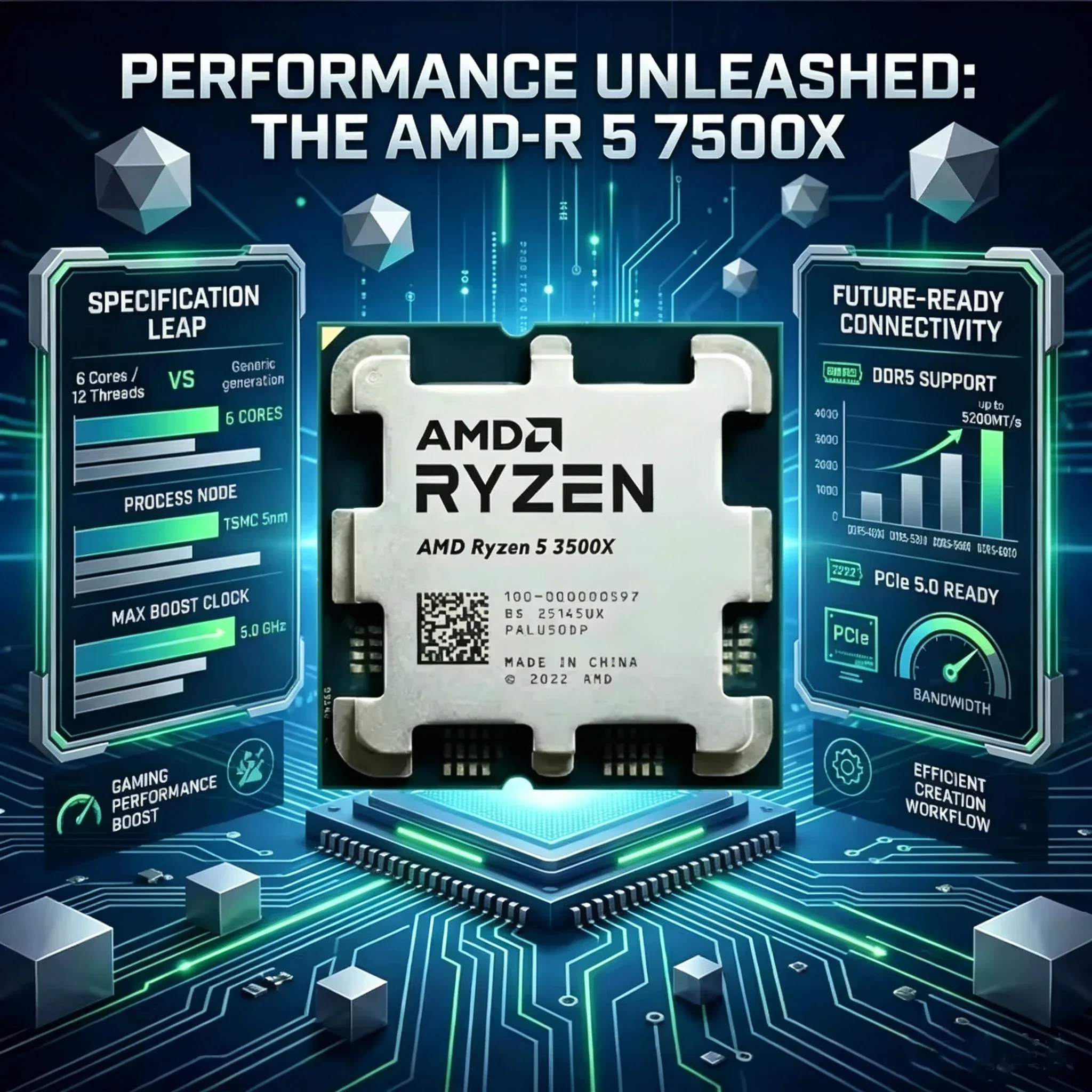 AMD Ryzen 5 3500X R5 3500X Des - огляд і ціна Amd Cpu Ryzen 5