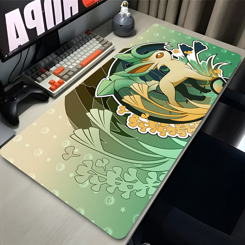 Mouse Pad Gamer P-pokemon Leaf - огляд і ціна Gaming Keyboard Easy To Clean