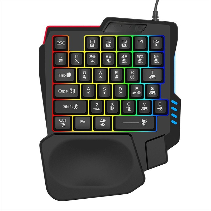 K5 one-handed keyboard Gungod  - огляд і ціна Keyboard Gaming Amazon