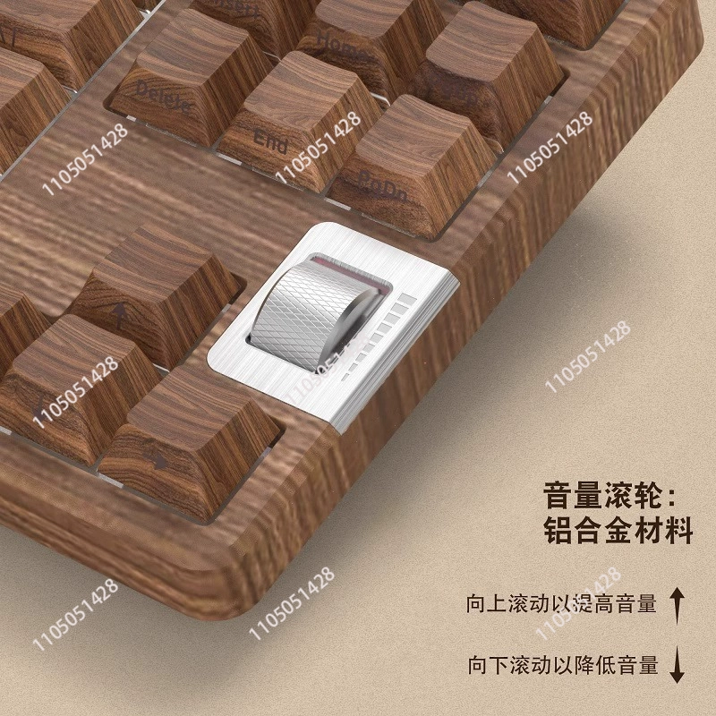 F87 Walnut 75% Wired Gaming Me - огляд і ціна Gaming Keyboard Backlit