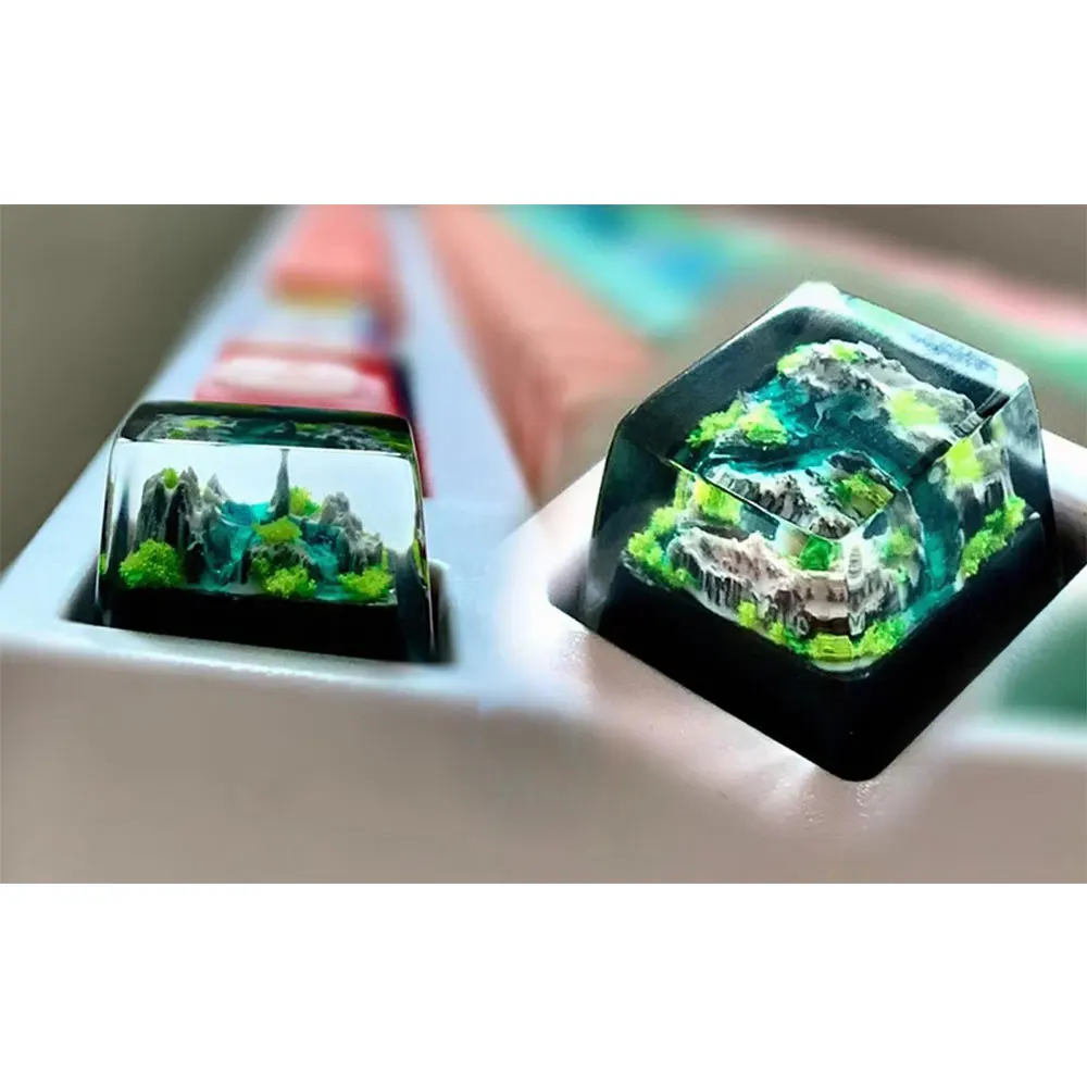Mountain and Sea Keycaps Artis - огляд і ціна Gaming Keyboard Affordable